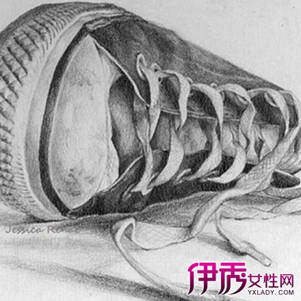 鞋子素描图片介绍 5个步骤教你如何素描画鞋子