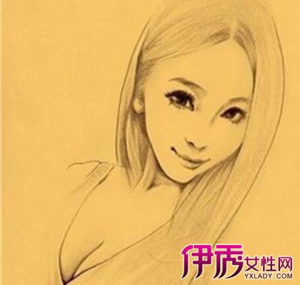 【图】一起欣赏素描头像女生美貌 为你展现不一样的美丽