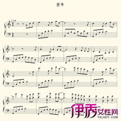 琴谱子-童年钢琴谱 带你进入童年的世界