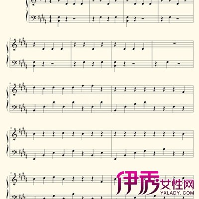 童歌 小星星 钢琴谱