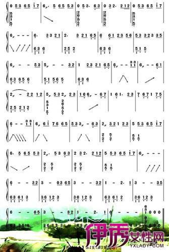 雨碎江南古筝曲谱完整版 简单初学古筝者首选