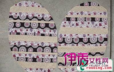 拼布教程-拼布做的靠背