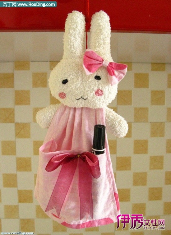 超级可爱又实用的小兔兔壁挂_创意DIV_创意-