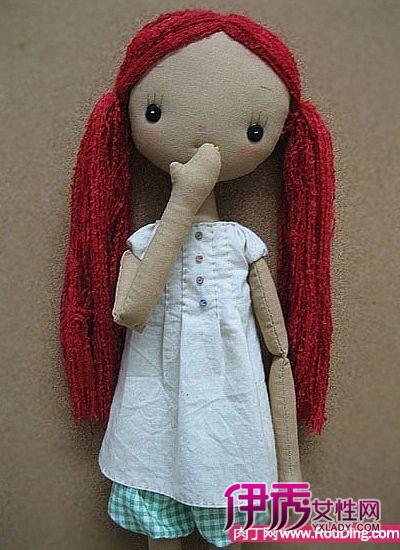 韩国布艺高手的手工布娃娃diy作品欣赏