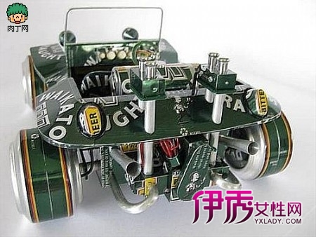 看看这些国外大师的超级易拉罐手工制作作品吧!