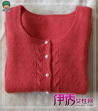 <em>女士开衫</em>毛衣编织diy灯笼袖小开衫