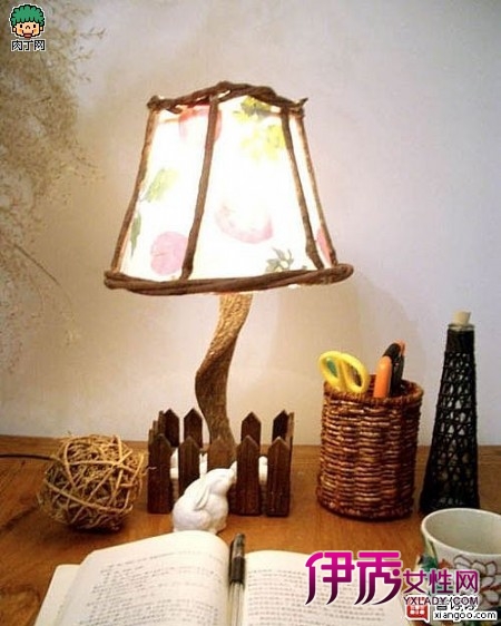 DIY手工制作台灯和手工制作灯罩教程个性的很