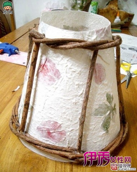DIY手工制作台灯和手工制作灯罩教程个性的很