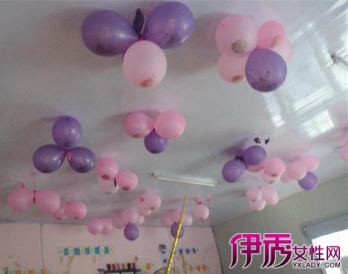 【幼儿园气球简单装饰图片】【图】幼儿园气球