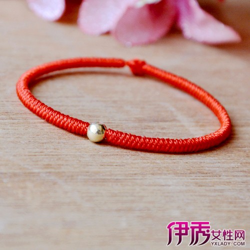 【金刚结红绳手链编法】【图】金刚结红绳手链