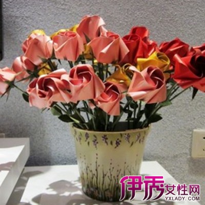 【折纸玫瑰】【图】展示折纸玫瑰图片 为你介