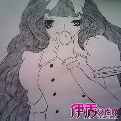 彩铅手绘漫画人物教程