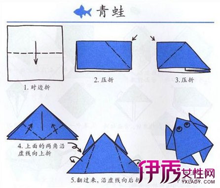 幼儿园中班折纸教案小青蛙