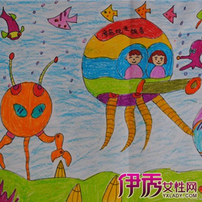 六年级获奖儿童科技幻想画图片