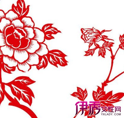 美丽的玫瑰花剪纸步骤