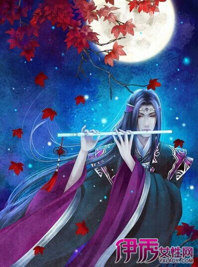【手绘古风妖孽美女】【图】彩色手绘古风妖孽美女图片