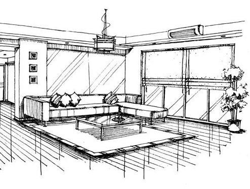 【图】钢笔手绘室内图欣赏 钢笔速写的手绘基础你不得不知