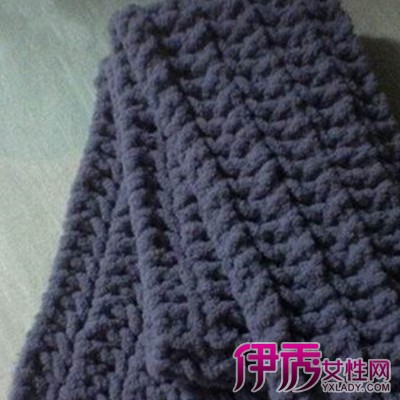 【粗毛线织围巾】【图】粗毛线织围巾方法介绍