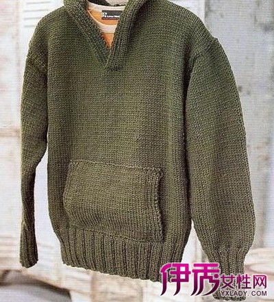 【手编男士毛衣款式】【图】欣赏手编男士毛衣