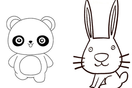 【图】简笔画动物图大全 开发儿童智力的好方法