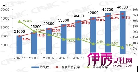 中国网民达4.85亿 微博用户数量爆发增长(图)_