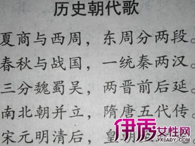 【图】历史朝代顺序是什么? 9种朝代歌诀轻松