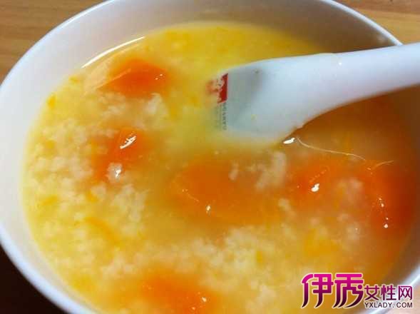大米北瓜粥的做法