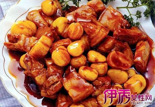 【板栗烧肉】【图】美味的板栗烧肉 家庭主妇值得拥有_伊秀美食|yxlady.com