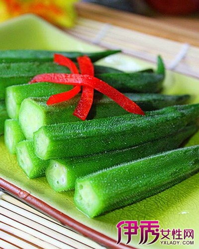 【白煮秋葵】【图】白煮秋葵的图片展示 揭示