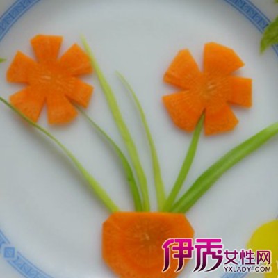 胡萝卜好看切花图解的图片展示 介绍吃胡萝卜的各种好处