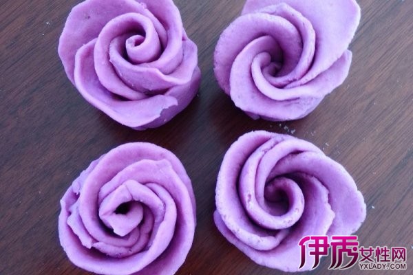 【紫薯玫瑰馒头的做法图解】【图】紫薯玫瑰馒