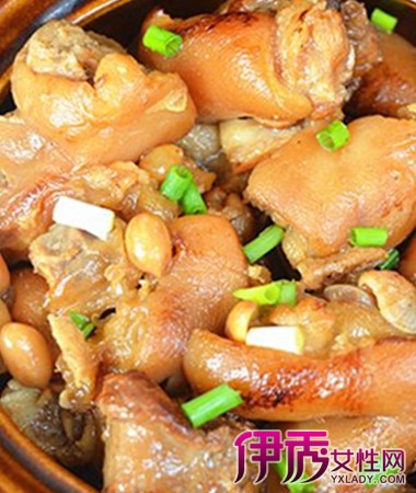 【山药猪手做好吃】【图】花生猪手做黑米花生图片