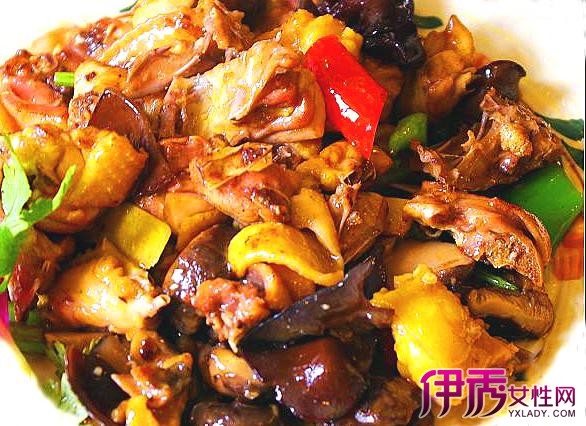 【电饭煲程序焖鸡的做法】【图】电饭煲香菇焖香菇类小的美食图片