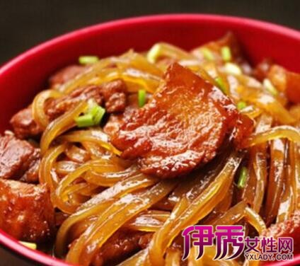 【红烧肉炖粉条的家常做法】【图】红烧肉炖粉