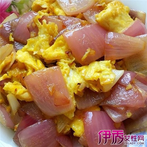 法】【图】紫洋葱炒鸡蛋的做法推荐 仅需12个