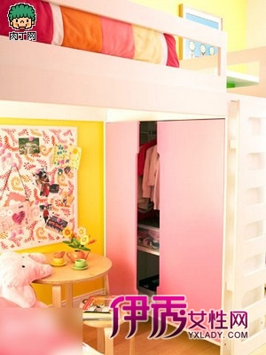 儿童房温馨家庭装修图片-<em>两姐妹</em>粉色甜美温馨