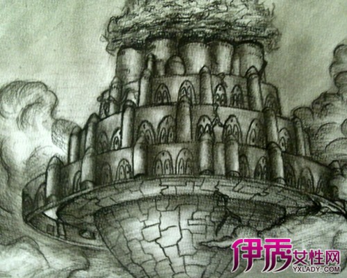 【图】天空之城素描画鉴赏 素描的6大要点你了解多少