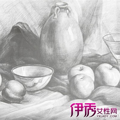 静物素描正方形图片大全_静物素描正方形图片