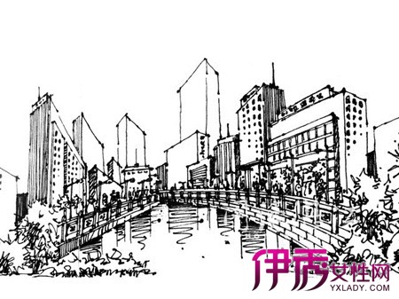 【图】欣赏现代建筑手绘钢笔画