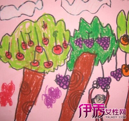 幼儿园秋天到了的画