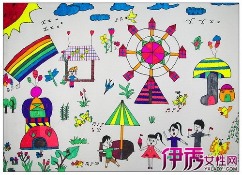 我们幼儿的"我爱我家手工绘画"比赛红红火火的开始了