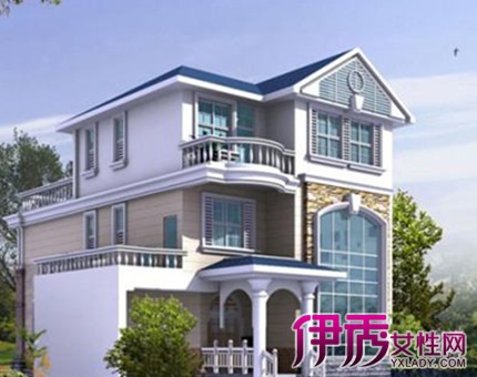 广东农村三层半别墅