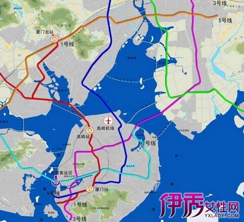 【厦门地铁最新线路图】【图】厦门地铁最新线