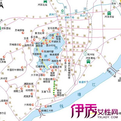 杭州西湖景区详细地图找一张杭州西湖景点图或上网搜索34 电子元器件地图了解 西湖十景的大致分