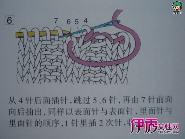 绒绒线的编织方法图片