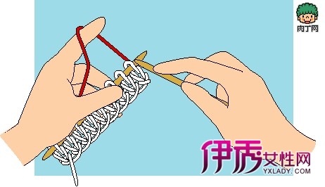 织毛衣起针方法 棒针起针基础教程图解