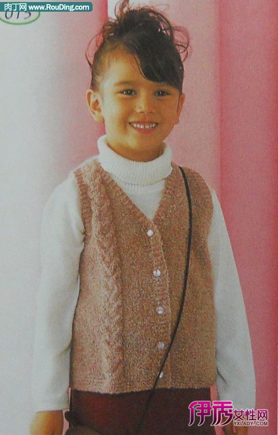 儿童毛衣编织款式(二)女孩儿马甲和裙子