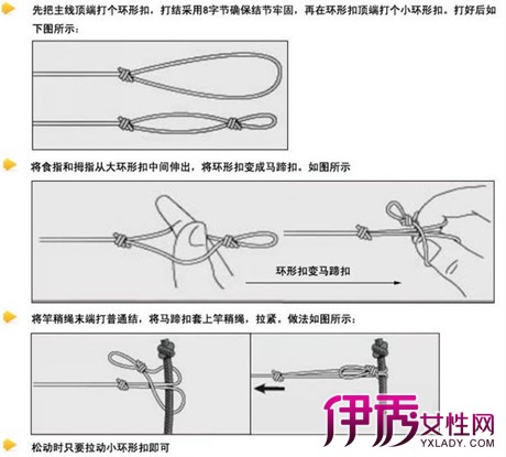 【图】马蹄结图解及教程 连接鱼竿和大线的佳方法