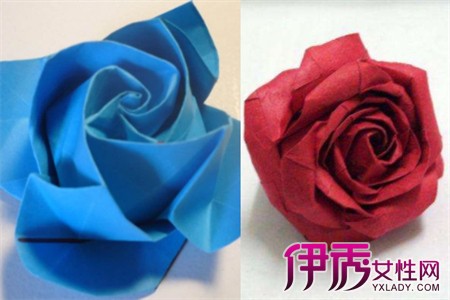 【折纸玫瑰】【图】手把手教你折纸玫瑰 教你