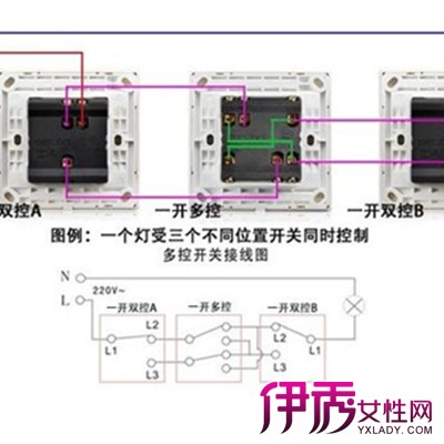 【三聯開關接線圖】【圖】瞭解三聯開關接線圖